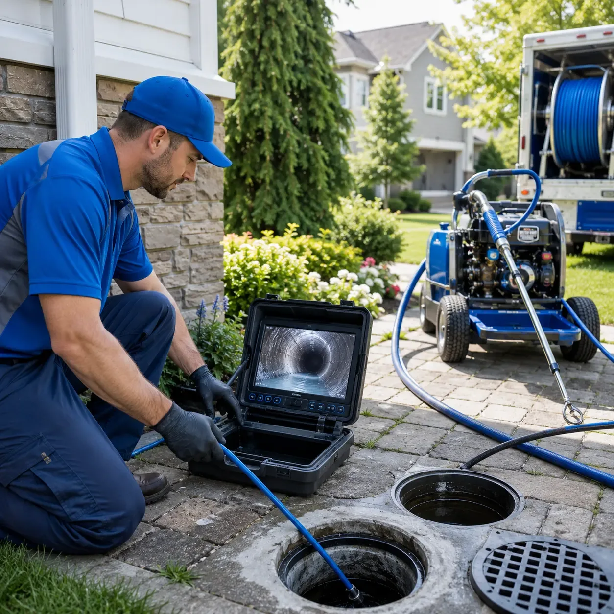 Outdoor drain cleaning professionals serving Buckland, MA